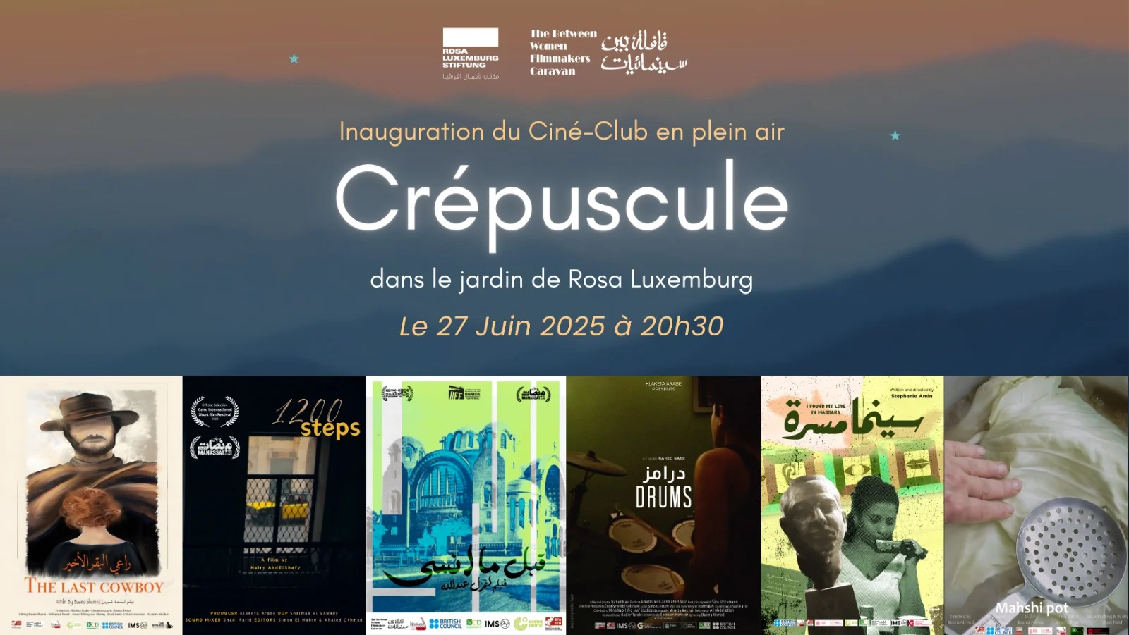 Crépuscule #1: ciné-club en plein air @Rosa